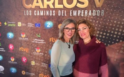 Olga Lozano en el documental de «Carlos V»