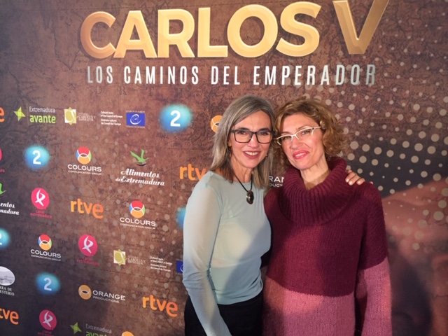 Olga Lozano en el documental de «Carlos V»